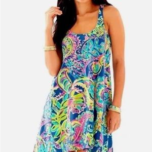 Lilly Pulitzer Monterey Trapeze Dress XS Toucan play athletic dress